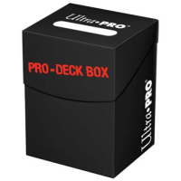 Коробочка на 100 карт в протекторах (чёрная, пластик) Ultra-Pro PRO-100+