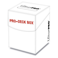 Коробочка на 100 карт в протекторах (белая, пластик) Ultra-Pro PRO-100+
