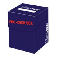 Коробочка на 100 карт в протекторах (синяя, пластик) Ultra-Pro PRO-100+